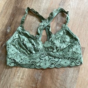 Sage green bralette